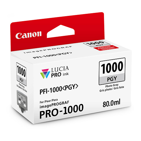 PFI-1000 PGY LUCIA PRO Photo Gray Ink Tank (80ml) Image 1