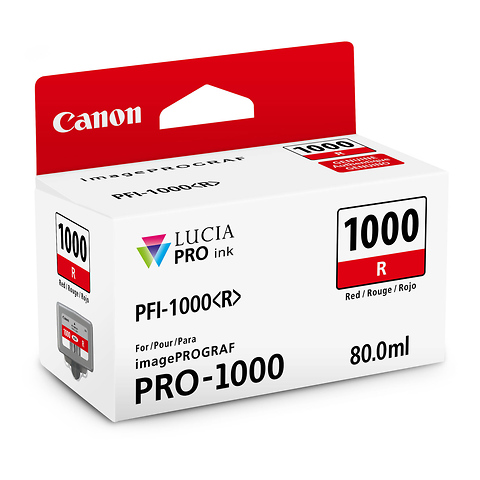 PFI-1000 R LUCIA PRO Red Ink Tank (80ml) Image 1