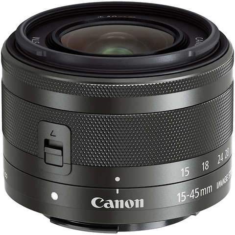 EF-M 15-45mm f/3.5-6.3 IS STM Lens (Graphite) Image 0