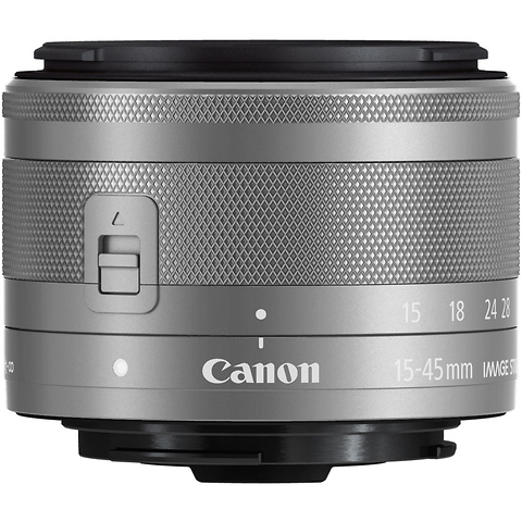 EF-M 15-45mm f/3.5-6.3 IS STM Lens (Silver) Image 1