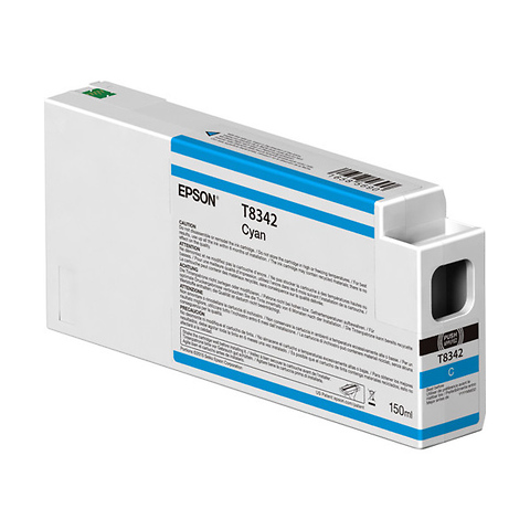 T834200 UltraChrome HD Cyan Ink Cartridge (150ml) Image 0