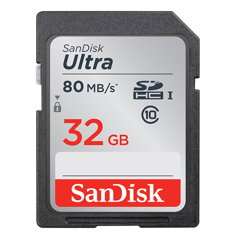 32GB Ultra UHS-I Class 10 SDHC Memory Card - FREE with Qualifying Purchase Image 0