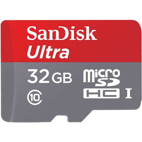 32GB Ultra UHS-I Class 10 microSDHC Memory Card - FREE with Qualifying Purchase Image 0