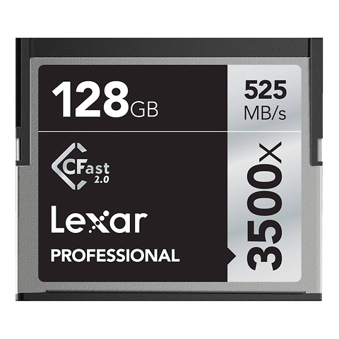 128GB Professional 3500x CFast 2.0 Memory Card Image 0