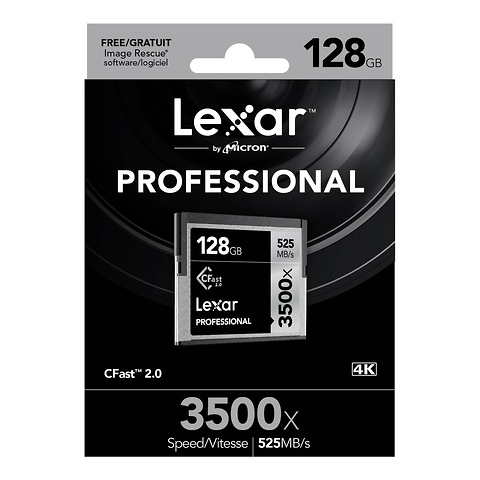128GB Professional 3500x CFast 2.0 Memory Card Image 1
