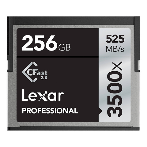 256GB Professional 3500x CFast 2.0 Memory Card Image 0