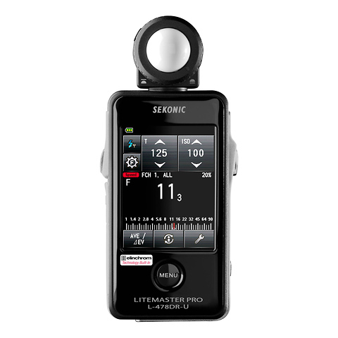 LiteMaster Pro L-478DR-U-EL Series Light Meter for Elinchrom EL Skyport System Image 1