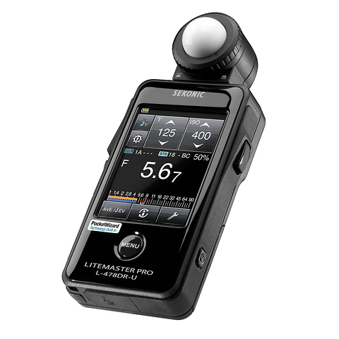 LiteMaster Pro L-478DR-U Light Meter for PocketWizard System Image 1