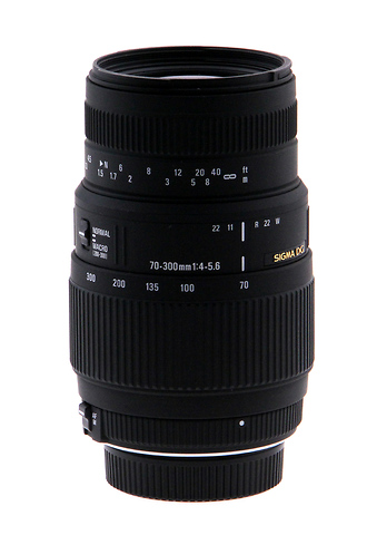 70-300mm f/4-5.6 DG Macro Lens for Nikon - Open Box Image 0