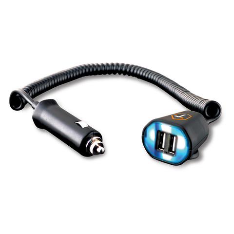 Power Extender 3.1 Amp Dual USB Car Charger with 8 ft. Cord Image 2