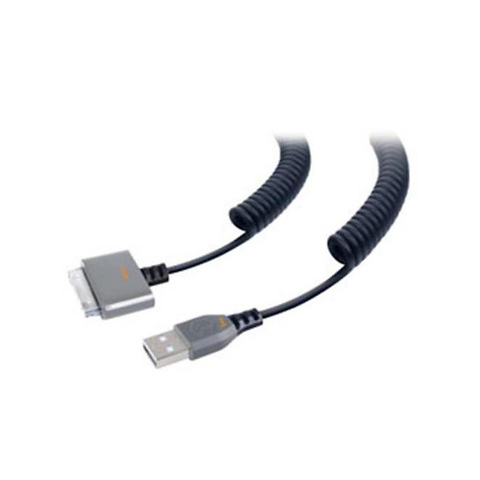 Apple 30 Pin Heavy Duty Coiled 2 Amp USB Cable (10 ft.) Image 0