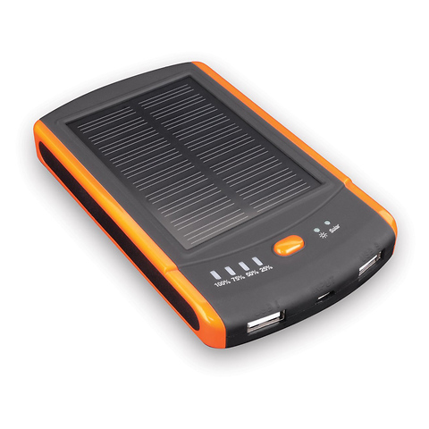 Solar Dual USB 6,000mAh Battery Pack Image 1