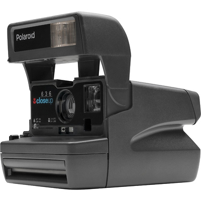 the impossible project polaroid 600 square instant camera black