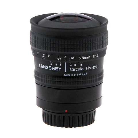 5.8mm f3.5 Circular Fisheye Lens for Micro 4/3's - Open Box Image 0
