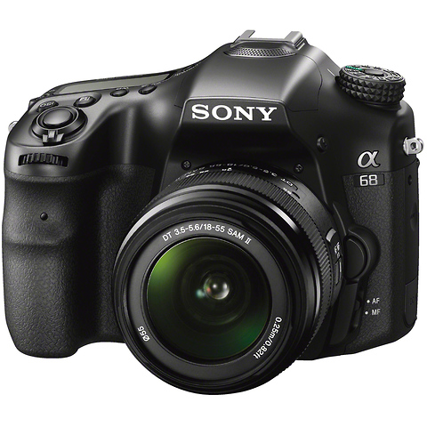 Alpha a68 Digital SLR Camera with DT 18-55mm f/3.5-5.6 SAM II Lens Image 0
