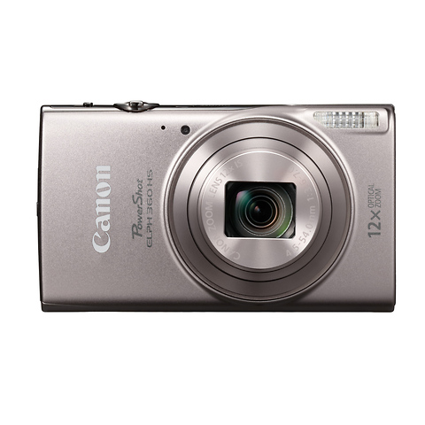 PowerShot ELPH 360 HS Digital Camera (Silver) Image 1