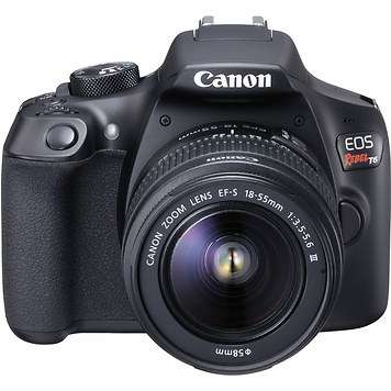 EOS Rebel T6 Digital SLR Camera with 18-55mm Lens