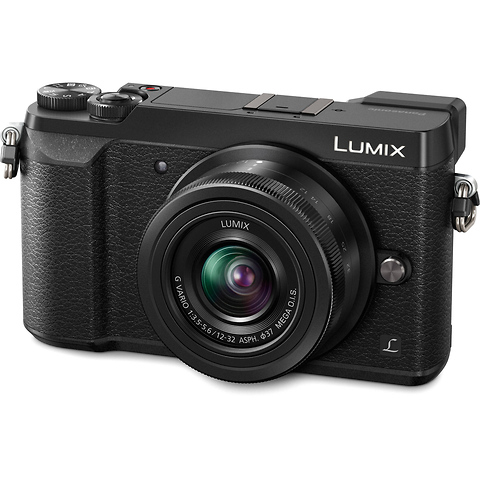 Lumix DMC-GX85 Mirrorless Micro Four Thirds Digital Camera with 12-32mm Lens, 45-150mm Lens Kit (Black), and DMW-ZSTRV Battery & Charger Travel Pack Image 1