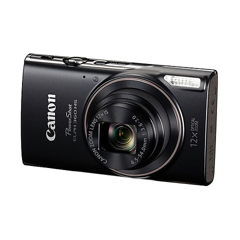 PowerShot ELPH 360 HS Digital Camera (Black) Image 0