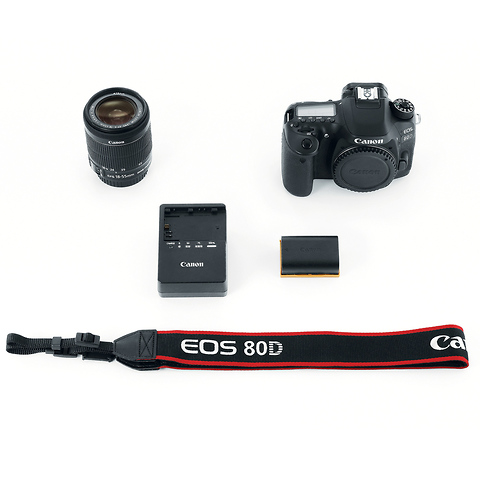 EOS 80D Digital SLR Camera with EF-S 18-55mm f/3.5-5.6 IS STM Lens Image 10