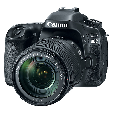 EOS 80D Digital SLR Camera with EF-S 18-135mm f/3.5-5.6 IS USM Lens Image 0