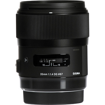 35mm f/1.4 DG HSM Art Lens for Nikon F - Pre-Owned