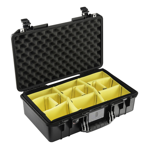 1525AirWD Carry-On Case (Black, with Dividers) Image 0