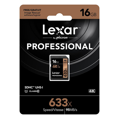 16GB Professional UHS-I SDHC Memory Card (U1) Image 1