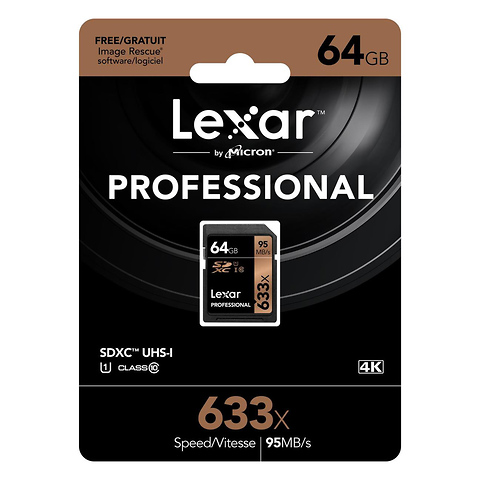 64GB Professional UHS-I SDXC Memory Card (U1) Image 1