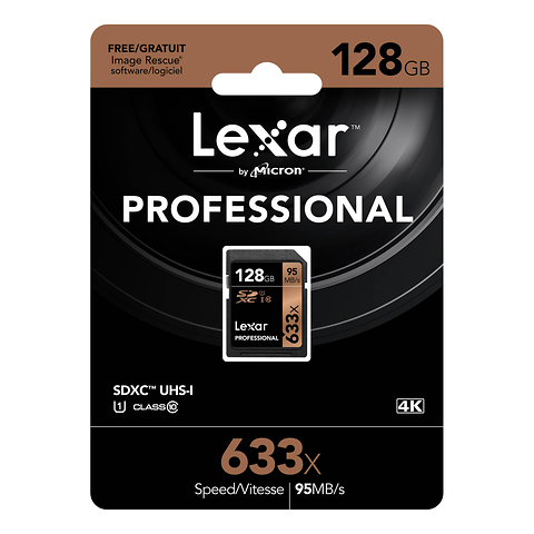 128GB Professional UHS-I SDXC Memory Card (U1) Image 1