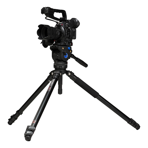 BV6 Aluminum Video Tripod Kit Image 5