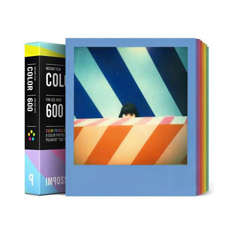 Color Instant Film for 600 (Color Frame, 8 Exposures) Image 0