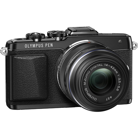 E-PL7 Digital Camera with 14-42mm EZ Lens (Black) Image 1
