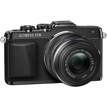 E-PL7 Digital Camera with 14-42mm EZ Lens (Black)