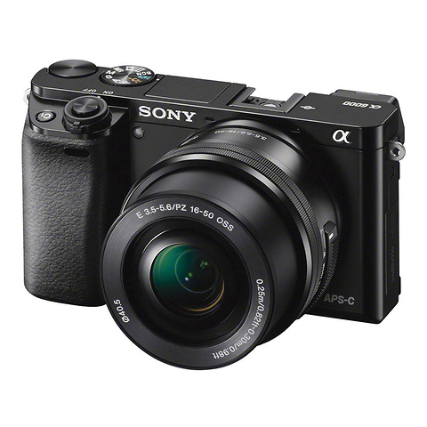 Alpha a6000 Mirrorless Digital Camera with 16-50mm and 55-210mm Lenses (Black) Image 3