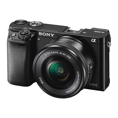 Alpha a6000 Mirrorless Digital Camera with 16-50mm and 55-210mm Lenses (Black) Image 1