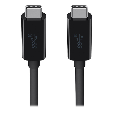 SuperSpeed+ USB 3.1 Type-C to Type-C Cable (3 ft. Black) Image 0