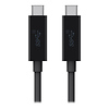 SuperSpeed+ USB 3.1 Type-C to Type-C Cable (3 ft. Black) Thumbnail 1