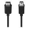 USB 2.0 Type-C to Mini-USB Type-B Charge Cable (6 ft. Black) Thumbnail 0