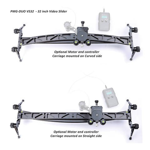 PMG-DUO 32 In. Video Slider with Carrying Case Image 4