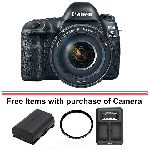 EOS 5D Mark IV Digital SLR Camera with 24-105mm Lens Image 0