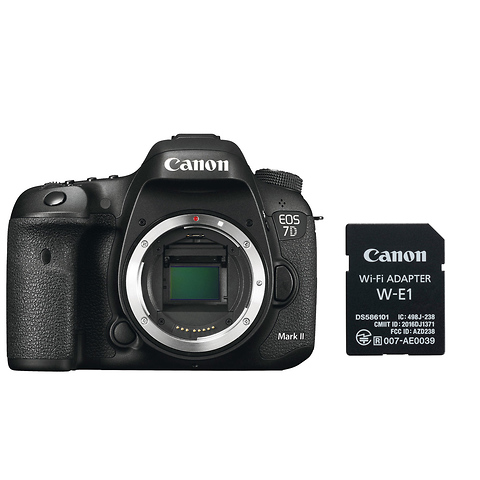 EOS 7D Mark II Digital SLR Camera Body with W-E1 Wi-Fi Adapter Image 0