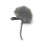 Fuzzy Topper Windscreen for Lavalier Microphones (Grey)