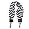 Scarf Camera Strap (Black & White Chevron) Thumbnail 0