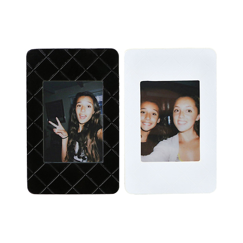 Instax Mini Film Picture Frames (Black/White 2-Pack) Image 1