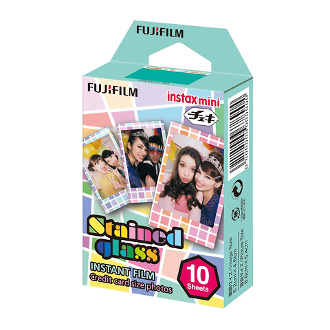Instax Mini Stained Glass Instant Film (10 Exposures) Image 0