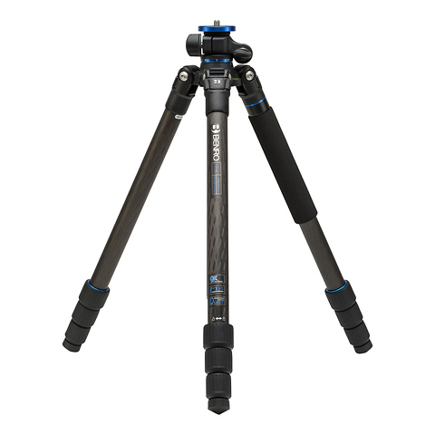 FGP28C Go Plus 4-Section Carbon Fiber Travel Tripod Image 0