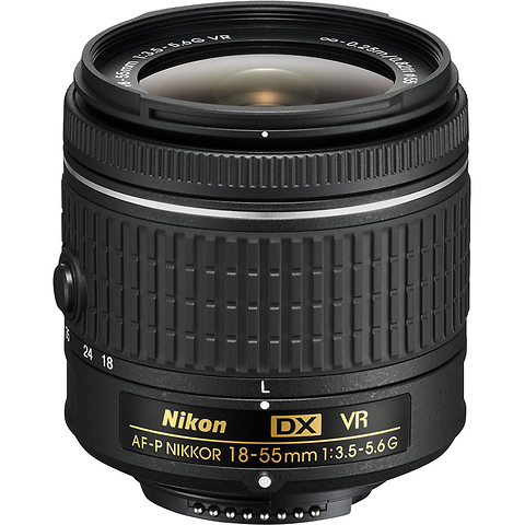 AF-P DX NIKKOR 18-55mm f/3.5-5.6G VR Lens - Refurbished Image 0