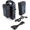 Dual Battery Charger with Dual 95W V-Mount Battery Bundle Thumbnail 0