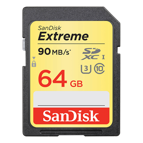 64GB Extreme UHS-I SDXC Memory Card - FREE with Qualifying Purchase Image 0